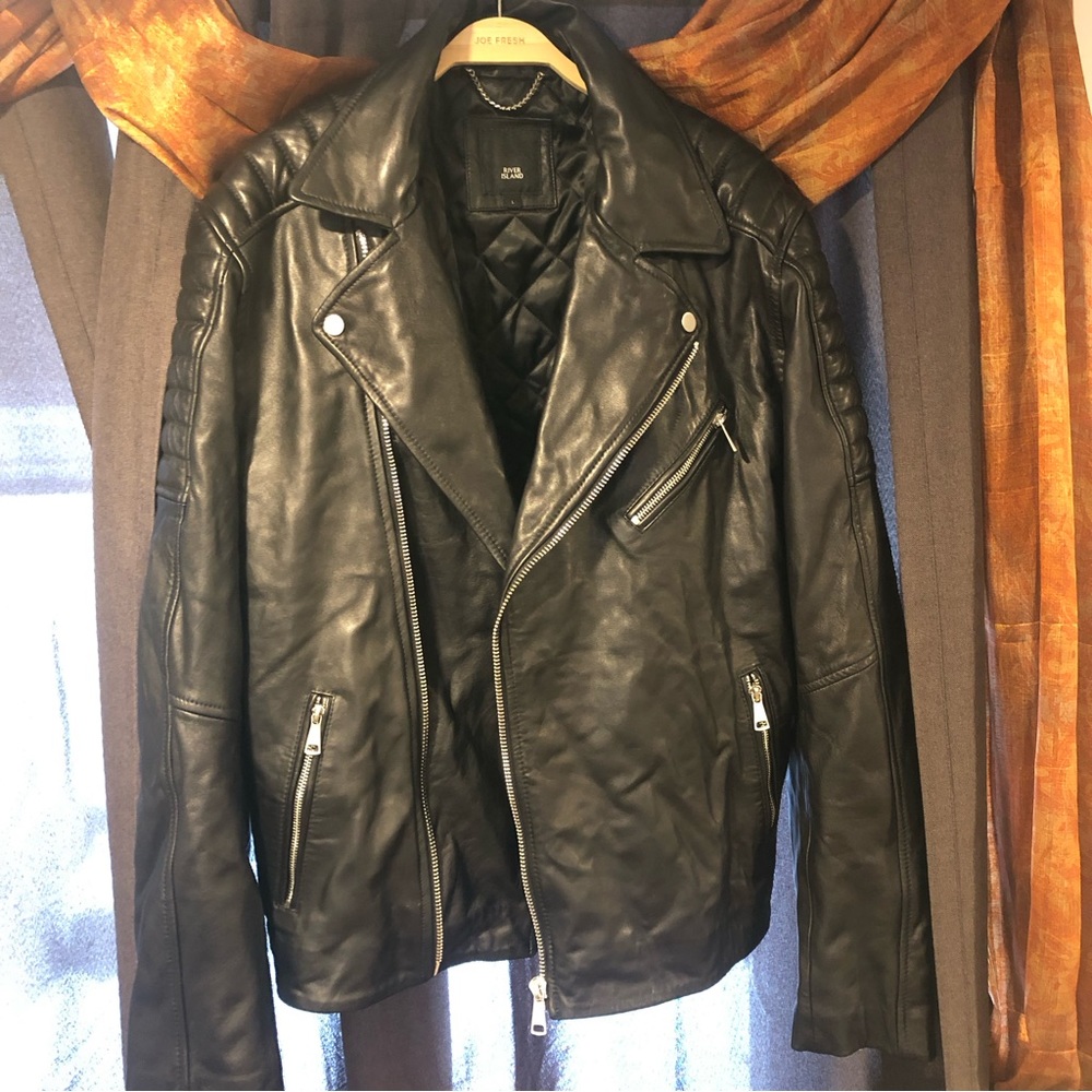 River Island Leather Biker Jacket